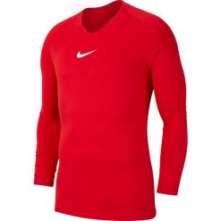 Koszulka Typu Base Layer Park DriFIT Dla Dorosłych Unisex. Czerwone koszule męskie Nike, m, bez wzorów, casualowe, bez kołnierzyka, bez ramiączek. Za 138.99 zł.