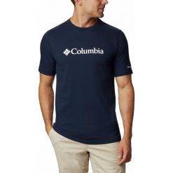Koszulka Męska Columbia CSC Basic Logo Short Sleeve T-Shirt. Niebieskie koszulki sportowe męskie Columbia, l, bez wzorów, sportowe, bez kołnierzyka. Za 92.99 zł.