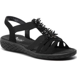 Sandały RIEKER V22G1-00. Sandały damskie Rieker, bez wzorów, bez obcasa, bez zapięcia. Za 229.99 zł.