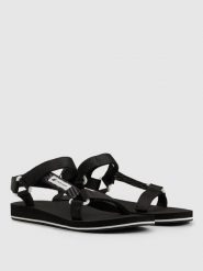 Sandały SVING damskie 4F 4FRSS26FSANF128. Czerwone sandały damskie 4f, bez wzorów, z gumy, bez obcasa, bez zapięcia. Za 129.99 zł.