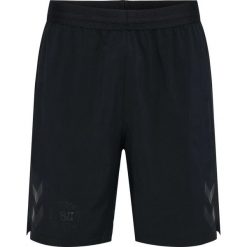 Szorty Hummel DBU Pro TR 2022/23. Czarne krótkie spodenki sportowe męskie Hummel, m, bez wzorów, z materiału, na fitness i siłownię. Za 232.50 zł.