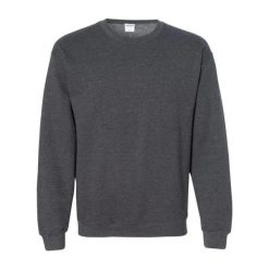 Bluza Rozpinana Z Grubej Mieszanki Dla Dorosłych Unisex. Szare bluzy męskie Gildan, m, bez wzorów, bez kaptura. Za 63.99 zł.