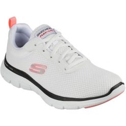Buty sportowe damskie Skechers Flex Appeal 4.0 brilliant Vie. Białe obuwie sportowe damskie Skechers, bez wzorów. Za 390.00 zł.