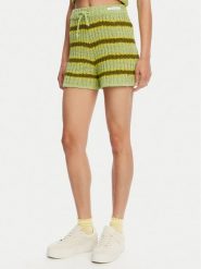 Element Szorty materiałowe Flip Knit ELJNS00118 Zielony Regular Fit. Zielone szorty damskie Element, l, bez wzorów, z bawełny. Za 129.99 zł.