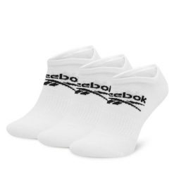 Skarpety krótkie Reebok. Białe skarpety damskie Reebok, bez wzorów. Za 39.99 zł.