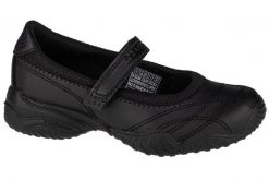 Buty Skechers Velocity-Pouty Czarne. Czarne obuwie sportowe damskie Skechers, bez wzorów, z materiału. Za 223.00 zł.