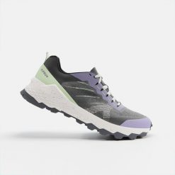 Buty do biegania w terenie damskie Kiprun MT3. Czarne obuwie sportowe damskie KIPRUN, bez wzorów, z kauczuku, do biegania. Za 349.99 zł.