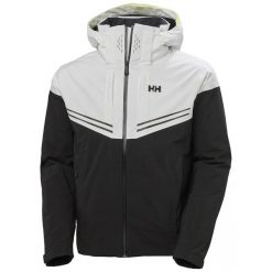 Kurtka narciarska Helly Hansen Alpha infinity. Czarne kurtki snowboardowe męskie Helly Hansen, m, bez wzorów, z elastanu, bez kaptura, narciarskie. Za 1,999.20 zł.