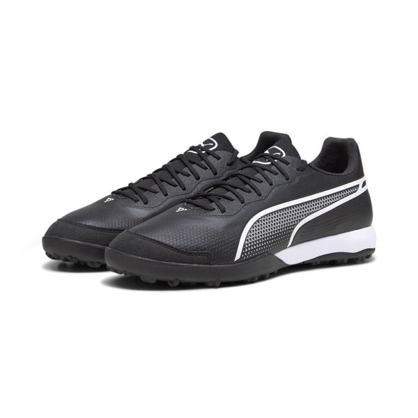 Buty Puma King Pro Tt, Dla obu płci. Białe buty sportowe męskie Puma, z gumy, bez zapięcia, do piłki nożnej. Za 339.09 zł.