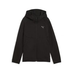 Młodzieżowa bluza z kapturem i zamkiem na całej długości PUMATECH Elevated PUMA. Czarna bluzy męskie Puma, na jesień, m, bez wzorów, z bawełny, z kapturem. Za 249.00 zł.