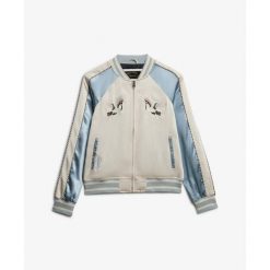 Kurtka damska Superdry Suikajan. Niebieskie kurtki damskie Superdry., xl, bez wzorów, bez kaptura. Za 574.70 zł.