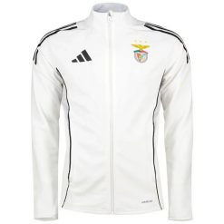 Kurtka dresowa Benfica Lizbona SLB C. Kurtki męskie Adidas, bez wzorów, z dresówki, sportowe, bez kaptura. W wyprzedaży za 282.50 zł.