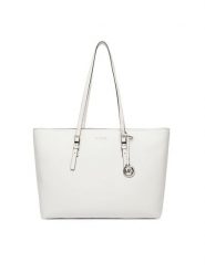 MICHAEL Michael Kors Torebka Quinn 30T5SQNT9L Biały. Białe torebki do ręki damskie MICHAEL Michael Kors, bez wzorów, ze skóry, bez dodatków. Za 1,049.00 zł.