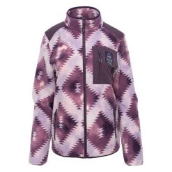 Polar damski Elbrus Cloyne Wo's - fioletowy, Rozmiar XL. Fioletowe bluzy sportowe damskie ELBRUS, s, bez wzorów, z materiału, bez kaptura, do biegania. Za 189.99 zł.