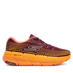 Buty do biegania Skechers. Czerwone buty sportowe męskie Skechers, bez zapięcia, do biegania. Za 319.99 zł.