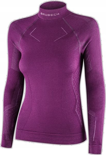 Brubeck LS1665W Bluza damska EXTREME MERINO fuksjowy XL. Bluzy damskie Brubeck, xl, bez wzorów, bez kaptura. Za 361.99 zł.