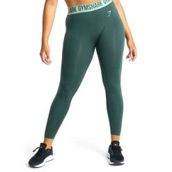 Legginsy treningowe damskie Gymshark Fit. Zielone legginsy damskie GYMSHARK, xs, bez wzorów. Za 95.99 zł.