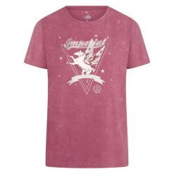Koszulka damska Imperial Riding Blossom. Czerwone koszulki sportowe damskie IMPERIAL RIDING, bez wzorów, bez kołnierzyka, bez ramiączek, do jazdy konnej. Za 155.00 zł.