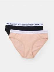 Majtki figi z napisem 2 pack - różowy. Czerwone figi damskie Sinsay, l, bez wzorów. Za 12.99 zł.