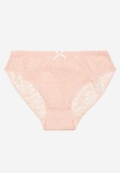 Jasnoróżowe Majtki Figi z Koronki Zdobione Kokardką Worwia. Czerwone figi damskie Born2be, l, z aplikacjami, z jeansu. Za 4.99 zł.