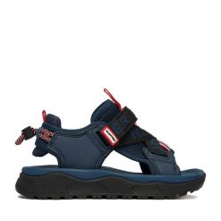 Sandały Hunter. Niebieskie sandały chłopięce Hunter, bez zapięcia. Za 149.99 zł.