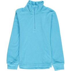 Koszulka polarowa w kolorze błękitnym. Niebieskie bluzy dla chłopców CMP Kids, bez wzorów, z materiału, bez ramiączek. W wyprzedaży za 59.95 zł.
