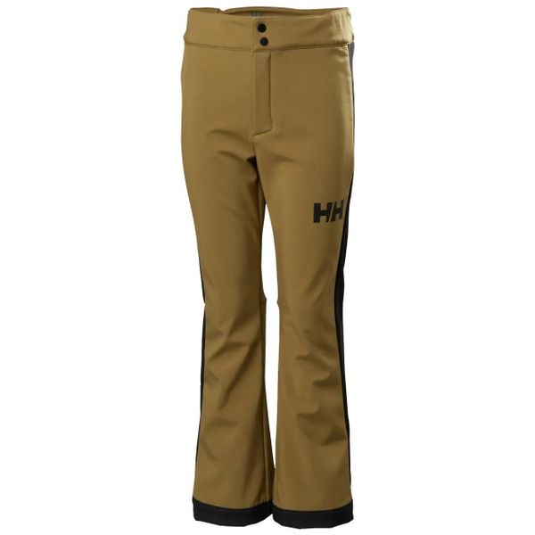 Dziewczęce spodnie narciarskie Helly Hansen Maya Stretch. Brązowe spodnie materiałowe dla dziewczynek Helly Hansen, bez wzorów, z elastanu, z podwyższonym stanem. Za 403.00 zł.