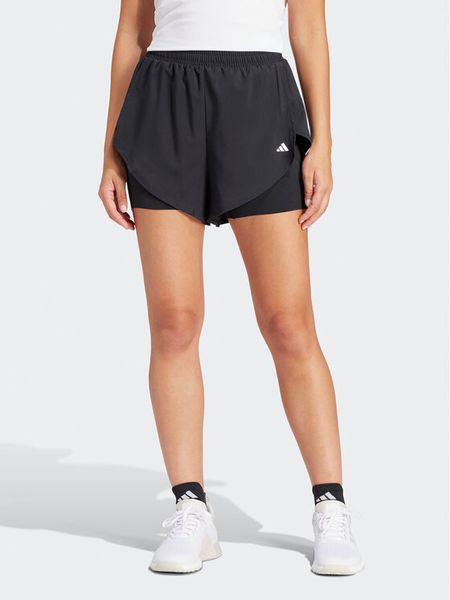 Adidas Szorty sportowe Designed for Training IQ2655 Czarny Regular Fit. Czarne szorty sportowe damskie Adidas, l, bez wzorów, z syntetyku, sportowe, na fitness i siłownię. Za 159.99 zł.