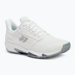 Buty do tenisa damskie YONEX Power Cushion Ad-Accel Ladies CL. Białe obuwie sportowe damskie YONEX, bez wzorów, tenisowe. Za 619.99 zł.