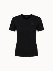 Koszulka damska Le Coq Sportif Essential. Czarne koszulki sportowe damskie le coq sportif, l, bez wzorów, z materiału, bez kołnierzyka, bez ramiączek. Za 236.00 zł.