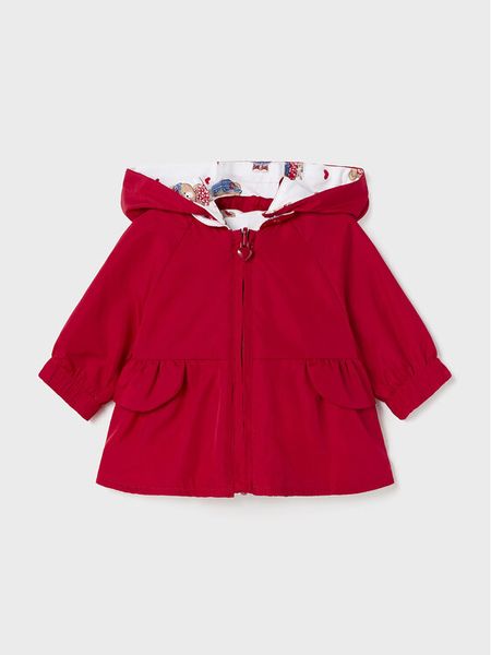 Mayoral Kurtka przejściowa 1401 Czerwony. Czerwone kurtki i płaszcze dla dziewczynek Mayoral, bez wzorów, z syntetyku, bez kaptura. Za 139.99 zł.