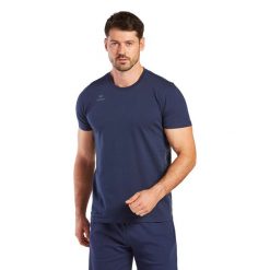 Jersey Erima Essential Team. Niebieskie koszulki sportowe męskie Erima, xl, bez wzorów, z bawełny, bez kołnierzyka, bez ramiączek, do piłki nożnej. Za 139.00 zł.