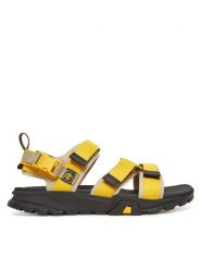 Timberland Sandały Garrison Trail TB0A6DXTETU1 Żółty. Żółte sandały męskie Timberland, z materiału, bez zapięcia. Za 309.99 zł.