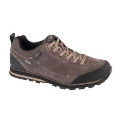Niskie Buty Męskie Elettra Leather. Brązowe trekkingi męskie CMP, trekkingowe. Za 646.99 zł.