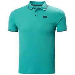 Koszulka sportowa męska Helly Hansen 34068472. Niebieskie koszulki polo męskie Helly Hansen, l, bez wzorów, z materiału, bez kołnierzyka, bez ramiączek, na fitness i siłownię. Za 415.00 zł.