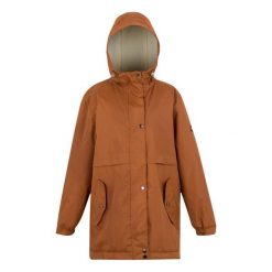 Womens/Ladies Brielly Insulated Waterproof Jacket. Brązowe kurtki damskie Regatta, na jesień, bez wzorów, bez kaptura. Za 187.99 zł.