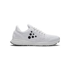 Buty do biegania damskie Craft V150 Engineered. Białe obuwie sportowe damskie Craft, bez wzorów, z materiału, do biegania. W wyprzedaży za 436.05 zł.