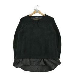 Second life - Damski Czarny Sweter - Jak nowy. Czarne swetry damskie Ralph Lauren, bez wzorów, bez kołnierzyka, bez ramiączek, bez kaptura. Za 127.76 zł.