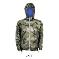 Windbreaker Sol's Skate Camo. Brązowe kurtki męskie SOL'S, m, bez wzorów, eleganckie, bez kaptura. Za 247.00 zł.