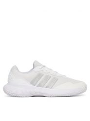 Adidas Buty do tenisa Gamecourt 2 KI0789 Biały. Białe obuwie sportowe damskie Adidas, bez wzorów, z materiału, tenisowe. Za 319.99 zł.
