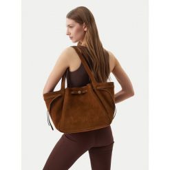 Torebka Tory Burch. Brązowe torebki do ręki damskie Tory Burch, bez wzorów, klasyczne, bez dodatków. Za 3,069.00 zł.