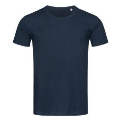 Męska Koszulka Ben Z Okrągłym Dekoltem. Niebieskie koszulki sportowe męskie Stedman, m, bez wzorów, bez kołnierzyka, bez ramiączek, trekkingowe. Za 45.99 zł.