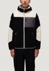 Bluza Mężczyzna NAPAPIJRI YUPIK FZH 3. Czarne bluzy męskie Napapijri, l, bez wzorów, z poliesteru, bez kaptura. Za 723.13 zł.