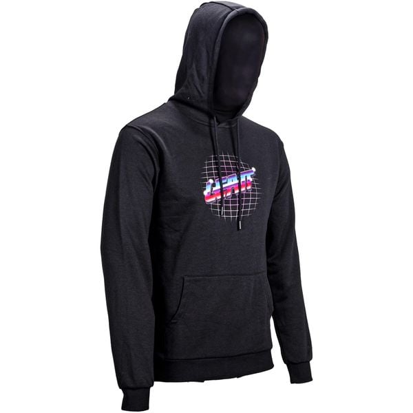 Bluza z kapturem LEATT Hoodie Core. Czarne bluzy męskie LEATT, l, bez wzorów, z kapturem. Za 371.35 zł.