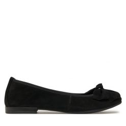 Baleriny Tamaris. Czarne baleriny damskie Tamaris, bez wzorów, bez obcasa. Za 219.99 zł.