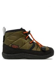 Keen Śniegowce Howser II Waterproof Chukka 1029433 Khaki. Brązowe buty zimowe chłopięce Keen, bez wzorów, z materiału, bez zapięcia. Za 299.99 zł.