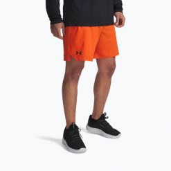 Spodenki treningowe męskie Under Armour UA Vanish Woven 6in. Brązowe buty sportowe męskie Under Armour, m, bez wzorów, na fitness i siłownię. Za 149.99 zł.