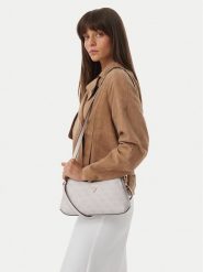 Guess Torebka Noelle II Mini HWBG96 72730 Kremowy. Białe torebki do ręki damskie Guess, z aplikacjami, ze skóry, bez dodatków. Za 584.99 zł.