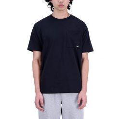 T-shirt Essentials Reimagined Rozmiar S Czarny - MT31542BK. Czarne t-shirty męskie New Balance, s, bez wzorów, z bawełny, klasyczne, bez kołnierzyka. W wyprzedaży za 125.10 zł.