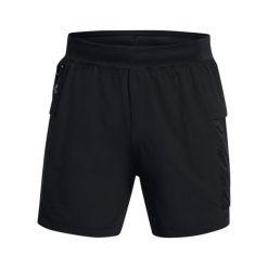 Szorty Under Armour Launch 5". Czarne szorty męskie Under Armour, l, bez wzorów, z materiału. Za 180.40 zł.